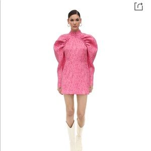 Worn once pink rotate mini dress